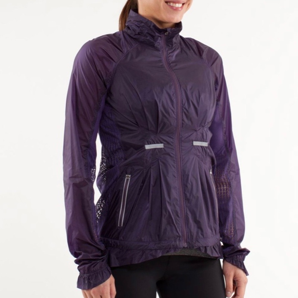Lululemon Run: Wild Jacket - Concord Grape 
NWOT